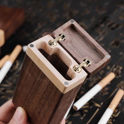 ☌☒▨ Wooden Cigarette Case Holder
