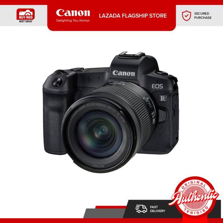 Canon EOS R RF24105mm FullFrame Mirrorless Camera with 1 Year