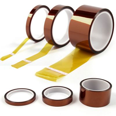 1PCS professional100ft Heat Resistant High Temperature High insulation electronics industry welding Kapton Tape Adhesives Tape