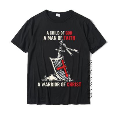 I Am A Of God A Warrior Of Christ Knight Templar Tee T-Shirt Cotton Tops &amp;Amp; Tees Casual Oversized Casual Tshirts