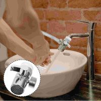 Sink Water Pipe Adapter 3 Way Splitter Valves Washing Machine Garden Hose Copper Splitter