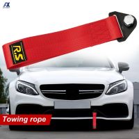 New prodects coming Towing Rope Racing Car Universal Tow Eye Strap Tow Bumper Hook Bar Trailer High Strength Nylon Tow Strap with Screws and Nuts