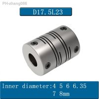 1PCS D17.5L23 CNC Parallel Slit Encoder Flexible Shaft Coupling Motor Aluminum Alloy Coupler 4 5 6 6.35 8MM