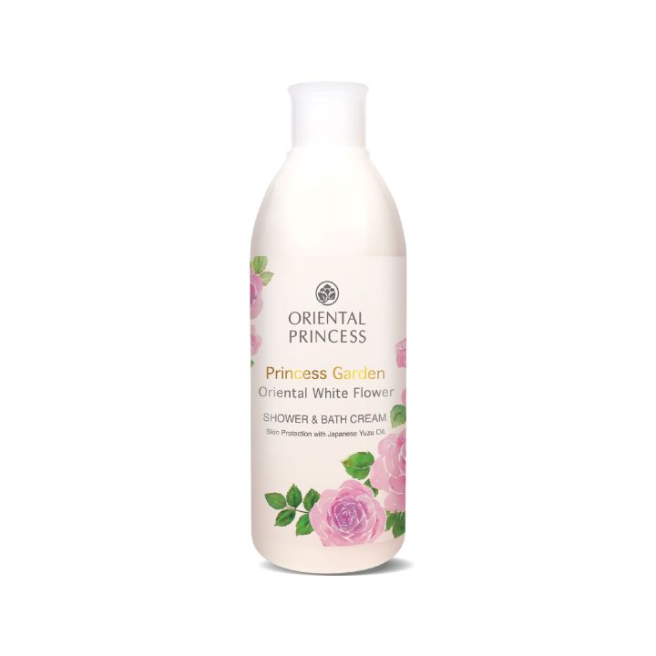 Princess Garden Oriental White Flower Shower & Bath Cream, Oriental Princess ครีมอาบน้ำ 250ml.