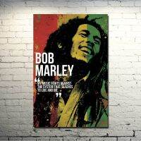 Bob Marley Pop Singer Songwriter โปสเตอร์ศิลปะป้ายโลหะดีบุก