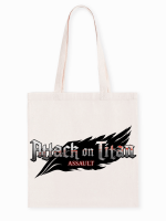 กระเป๋าผ้า attacktitan กระเป๋าผ้าพิมพ์ลาย กระเป๋าผ้าCotton 100%