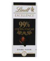 Lindt Excellence COCOA/CACAO 99% 50 g. ลินด์ เอ็กเซลเลนซ์ ดาร์กช็อกโกแลต 99% (ขนาด 50 กรัม 1 กล่อง)