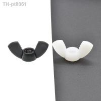 ▤☂  DIN315  Hand Tighten Black And White Nylon Nut Wingnut Butterfly Nut Ingot Plastic Wing Nuts M3 M4 M5 M6 M8 M10 M12