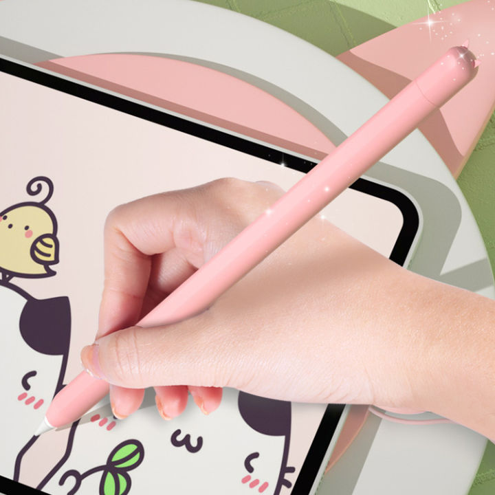 silicone-soft-case-for-ipad-pencil-1-2nd-pouch-kawaii-cartoon-protective-soft-cover-tablet-for-apple-pencil-2-1st2-case-stylus