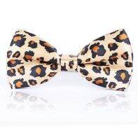 HOOYI 2018 leopard print pattern men 39;s bowtie bow tie knot butterflies bows neckties