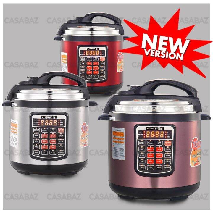 pressure cooker 20 BUTTON DESSINI PRESSURE COOKER 6L 8L NEW Lazada