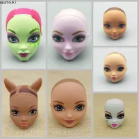 แต่งหน้านุ่ม DIY หัวโล้นตุ๊กตาสำหรับมอนสเตอร์สูงหัวตุ๊กตา BJD ตุ๊กตาฝึกแต่งหน้าหัวมอนสเตอร์16อุปกรณ์ตุ๊กตา