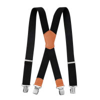 Casual Braces สำหรับกางเกงปรับ Party Heavy Duty Men Suspender อุปกรณ์เสริม X รูปแบบคลิป Office กางเกงยีนส์ชุด-VXCB MALL