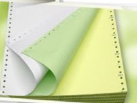 กระดาษต่อเนื่องเคมีBW-9x5.5-3ชั้น (ขาว/เขียว/เหลือง)1000ชุด