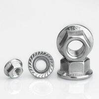 10 Buah 6 -32 8 -32 10 -24 10 -32 Flange Nuts Muffs Sleeve Hexagon Non-slip Nut Muff Sleeve Sekrup Baja Tahan Karat