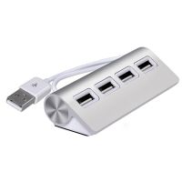 1pcs High Speed USB HUB 4 Port USB 2.0 Port Portable OTG Aluminum USB Splitter Cable for iMac Macbook Air Laptop PC Tablet