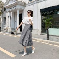 【CW】 2022 New Color Piece Irregular Pleated Skirt Waist Shipping