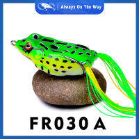 Thunder Frog Fishing Lure ว่ายน้ำเหมือนจริงเหยื่ออ่อนประดิษฐ์พร้อมตะขอซ่อนคู่อุปกรณ์ตกปลา