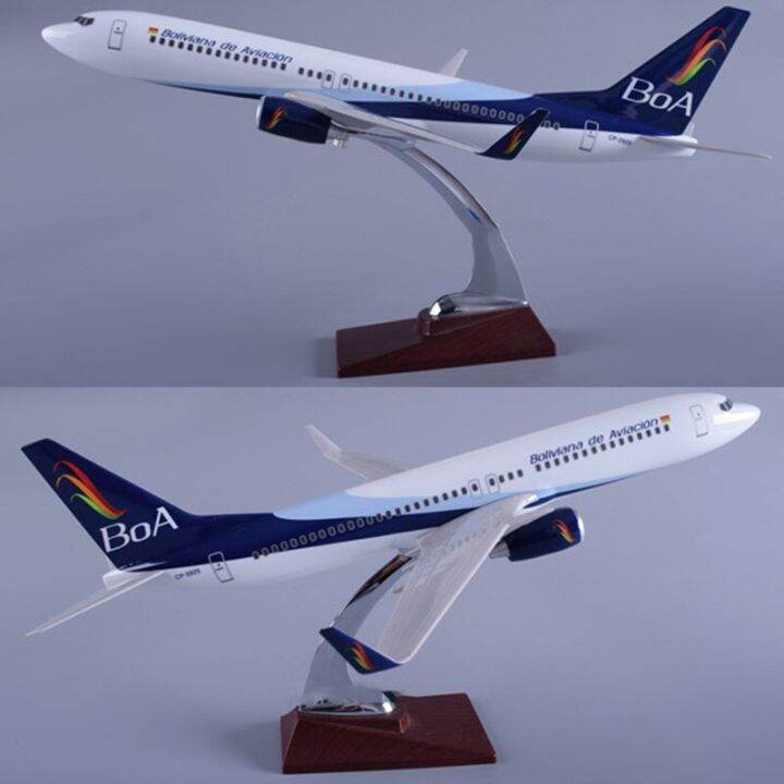 40cm-1-172-scale-boeing-737-b737-boa-bolivia-airlines-airplane-aviation-model-with-base-alloy-aircraft-plane-collectible-toy