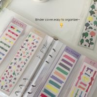 Korean A5 Binder Cover Photo Album Cards Organizer Notebook Cover Stickers Photocard Collection Book