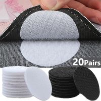 20Pairs Strong Self Adhesive Fastener Dots Stickers Nylon Hook Loop Tape for Bed Sheet Sofa Mat Carpet Anti-slip Fixing Mat Pads