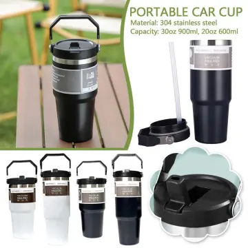 Original Stanley 40oz/1.1L Quengher H2.0 Tumbler With Straw Lids Stainless  Steel Coffee Termos Cup Car Mugs vacuum cup