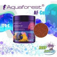 Reef-Aholic Aquaforest Color Up 100g. อาหารปลาที่อัดแน่นด้วยวิตามินหลายสิบชนิด เพื่อให้สุขภาพปลาดี สีสันสวยงาม