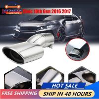 Automobile Special Tailpipe Automobile Exhaust Pipe Silencer for Honda Civic 10th Gen 2016 2017