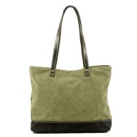 [COD] New Shoulder Ladies Capacity Shopping Handbag Stitching Tote Men and