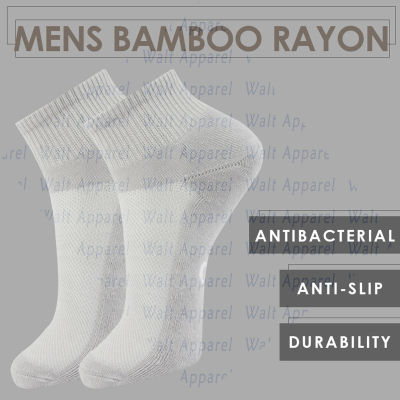 ถุงเท้าผู้ชายทำจากผ้าเรยอน MD,ถุงเท้าผู้ชายใส่สบายทำจากไม้ไผ่คลุมข้อเท้าถุงเท้ามีแผ่นกันกระแทก9201