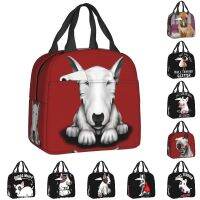 English Bull Terrier Thermal Insulated Lunch Bags Women Animal Pet Puppy Resuable Lunch Container Multifunction Food Box