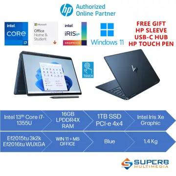 HP- Spectre 2-in-1 | Display: 16 3K+ Touch-Screen | Processor: Intel Evo  Core i7 | RAM: 16GB | Memory: 512GB | Pen Included - Nightfall Black