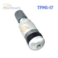 วาล์วยาง TPMS-17 1ชิ้นสำหรับการเปลี่ยนวาล์วเซ็นเซอร์แรงดันยาง TMPS อลูมิเนียมของออดี้โฟล์คสวาเก้น Mercedes Benz