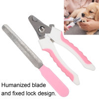 Pets Nail Clippers One-Touch Lock Design Anti‑Skid Groove Dog and Cat Nail Trimmers Cat Nail Clipper Cat Nail Cleaning Kit with Humanized Blade for Cut Nails