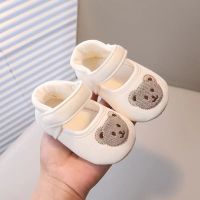 Fashion Baby Girls Boys Cute Soft Cartoon Non-slip Cotton Toddler Princess Shoes Animal Pattern First Walker Shoes for Newborns