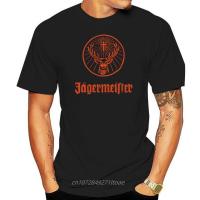 Jagermeister สีดำ Mens Tees ขนาด S-3XL เสื้อยืด