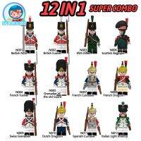 ครบชุด 12 ตัวไม่ซ้ำ LEGO Compatible Design Mini-figures Soldiers Building Blocks