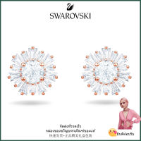 ?Swarovski?ต่างหูเพชรซันไชน์ S925 ต่างหูแฟชั่นเงินสเตอร์ลิงสำหรับผู้หญิงของขวัญวันเกิดวันวาเลนไทน์