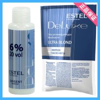 Russian ESTEL hair dye bleaching powder fade platinum BLOND bleach hydrogen peroxide milk