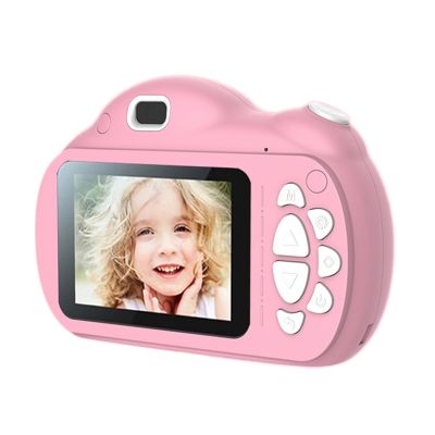Child Camera Digital Camera 2.4Inch Cartoon Camera Toys Childrens Camera 32G 720P Photo Video Camera