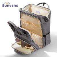 hot！【DT】▬  Sunveno Upgrade Diaper Multifunction BackPack Maternity Baby Changing 20L Large Capacity