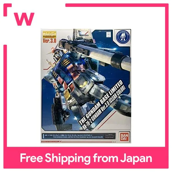 BANDAI MG 1/100 RX-78-2 Gundam Ver.3.0 Clear Color Model Kit - The Gundam Base Limited Edition (Japan Import) - View #9