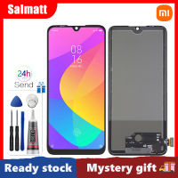 Salmatt LCD TFT สำหรับ Xiaomi Mi 9 Lite/ CC9ชิ้นส่วนจอสัมผัสแอลซีดีของเครื่องแปลงดิจิทัลสำหรับ Xiaomi Mi 9 Lite CC9 M1904F3BG 100% Lcd ทดสอบการเปลี่ยน