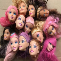 Original Rare Face Doll Heads Old Version 16 Barby Doll Parts DIY Doll Accessories Decors Girl Collection Gift Toy Figures