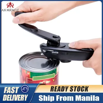 Electric Can Opener Kitchen Safety Tools Handheld Automatic Bottle