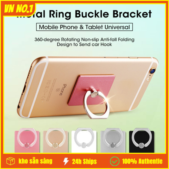 360 nhẫn đỡ điện thoại xoay được kèm túi đựng - ảnh sản phẩm 1