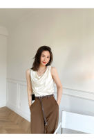 Trudy62 - Lina Vest เสื้อกล้ามผ้าซาติน (พร้อมส่ง - Ready to ship หากสินค้าหมดจัดส่งรอบพรีออเดอร์ 10-15 วัน)