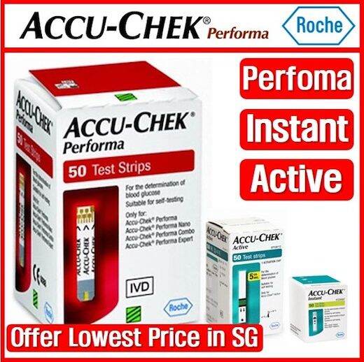 AccuChek Test strips Active / Instant / Performa / Guide / Softclix