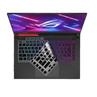 Newprodectscoming Notebook Keyboard Cover Skin for ASUS Rog Strix G15 G513 G513QR G513QM G513IH 2022 TPU Black Clear Anti Dust Waterproof Film