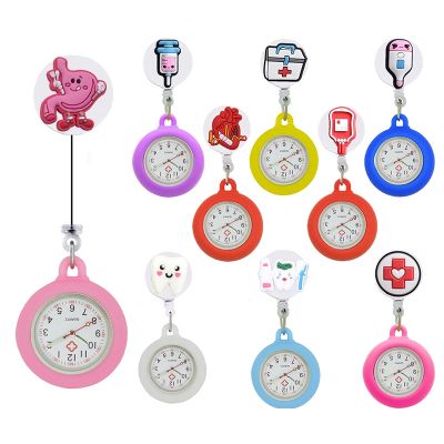 【CW】♗○  YiJia Retractable Badge Reel Cartoon Subject Reloj with Silicone for